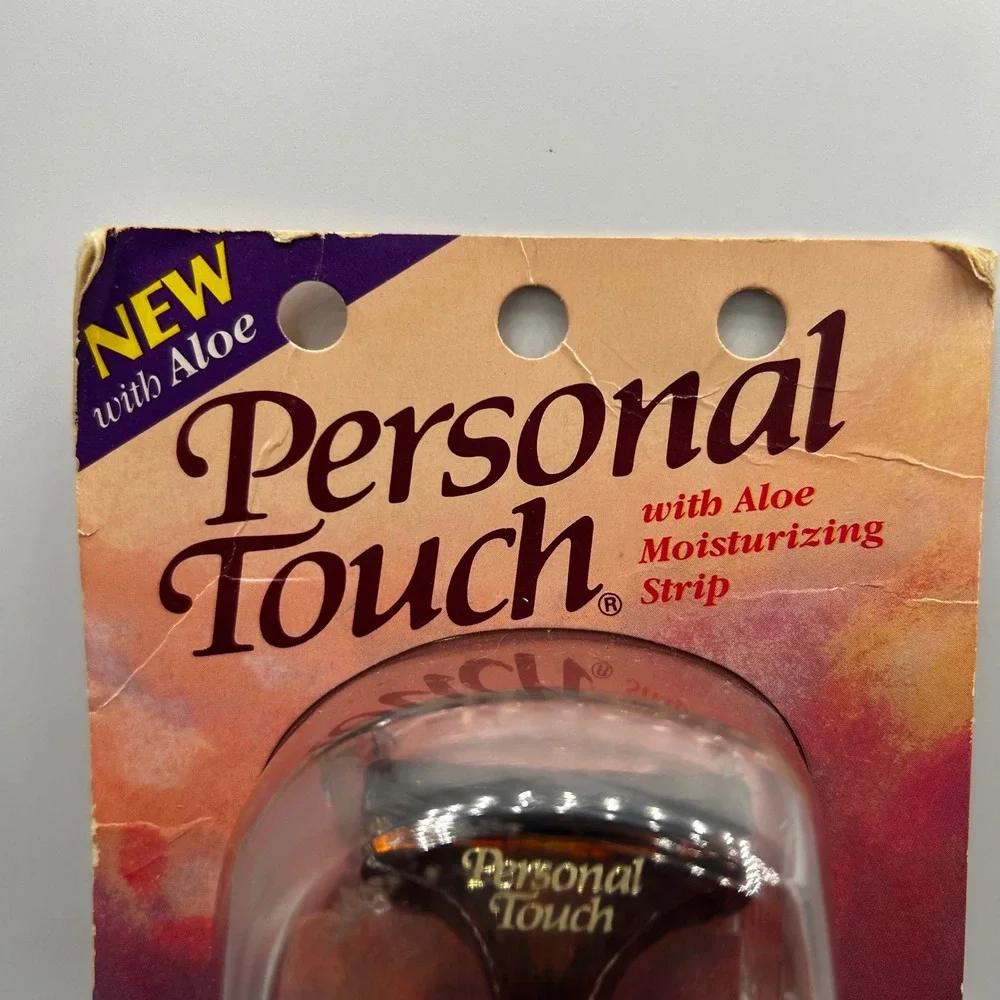 Vintage 1990 Schick Personal Touch Razor with 2 Aloe Strip Cartridges NEW NOS - Picture 2 of 5